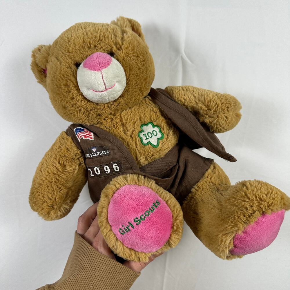 Build-A-Bear Girl Scouts Teddy Bear Stuffed Animal
